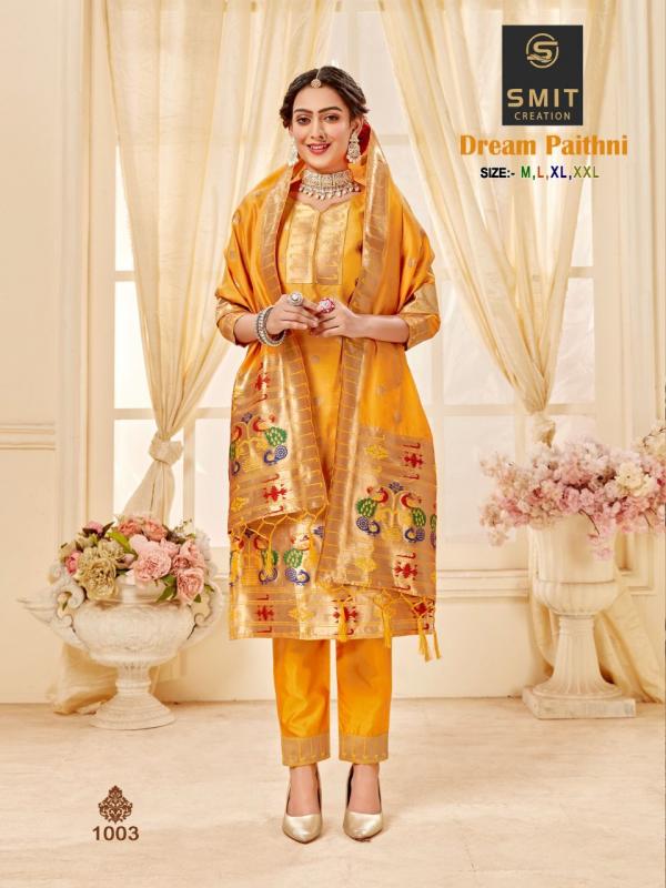 Smit Dream Paithni Festive Wear Silk Ready Made Collection